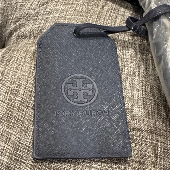 Tory Burch Bag Perforated Navy PVC Tote - Picture 12 of 14